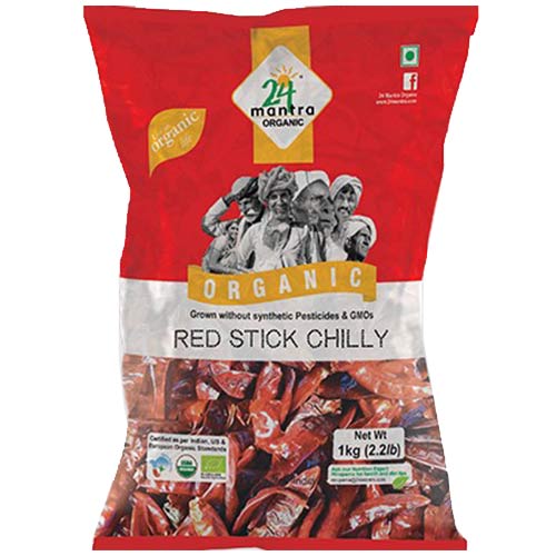 24 Mantra Organic Red Stick Chilly