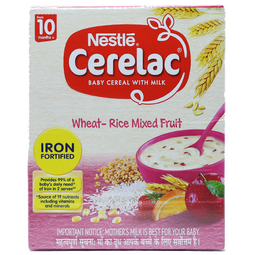 Nestle Cerelac Wheat Rice Mixed Fruit