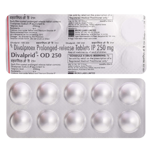 Divalprid Od 250Mg