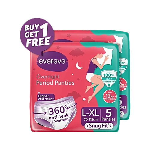 Evereve Period Panties Ab Medium - Large