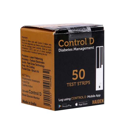 Control D Glucometer Strip Pack