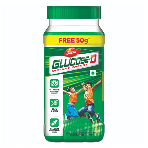 Dabur Glucose-D Instant Energy Drink Powder