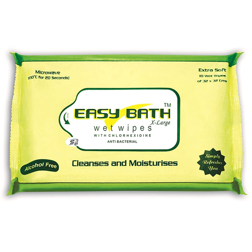 Easy Bath Wet Wipes Extra Large