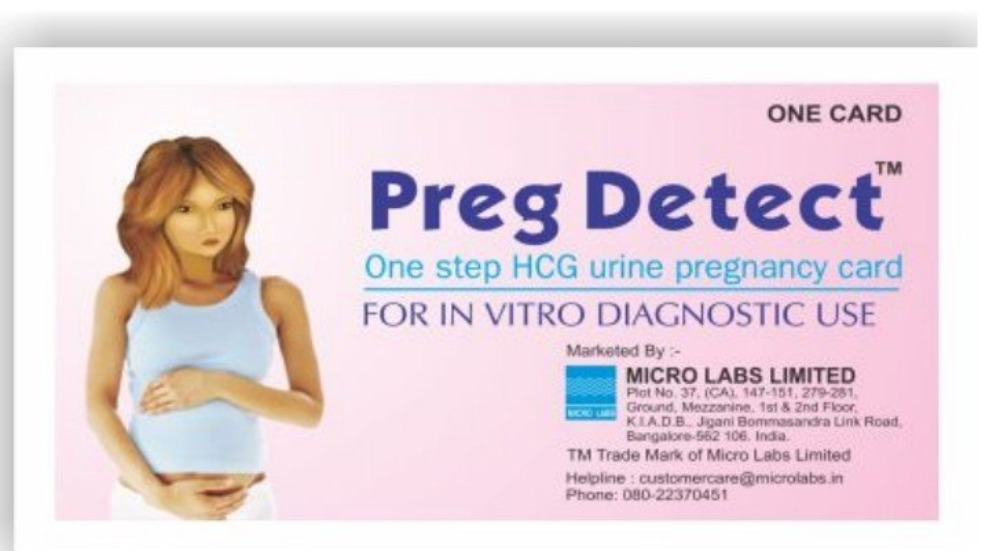 Preg Detect Card