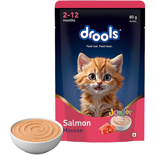 DROOLS JUNIOR SALMON MOUSSE GRAVY 80GM