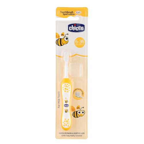 Chicco Baby Toothbrush Yellow 6-36 Months