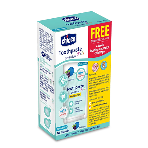 Chicco Bubble Gum Tooth Paste Offer Pack