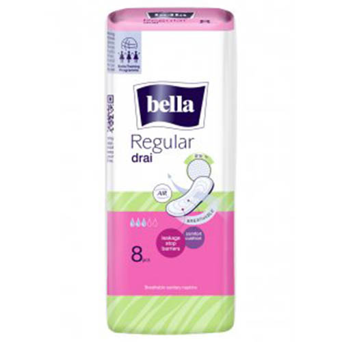 Bella Regular Drai Wings Classic Sanitary Napkins