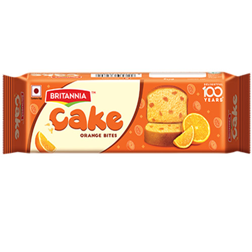Britannia Gobbles Cake Orange Bites