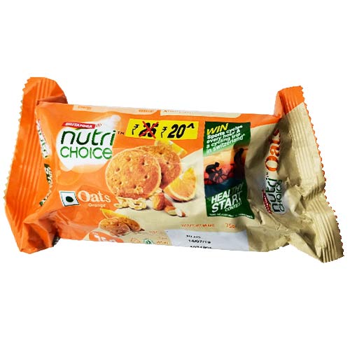 Britannia Nutri Choice Oats Orange Cookies