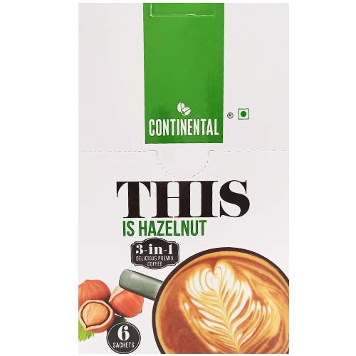 Continental This Hazelnut 3 In 1 Premix Instant Coffee