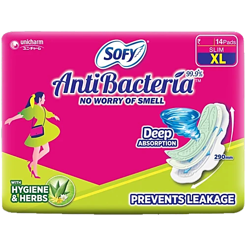 Sofy Anti Bacteria Xl Pads