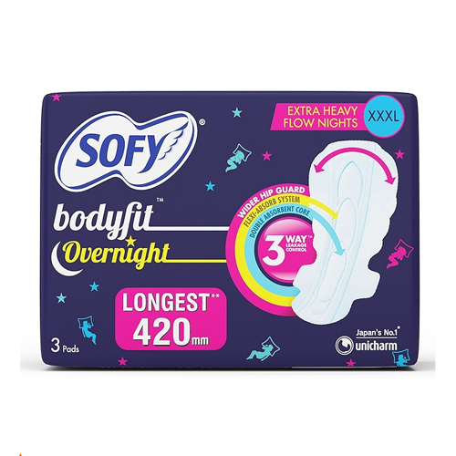 Sofy Bodyfit Overnight Xxxl+ Pads