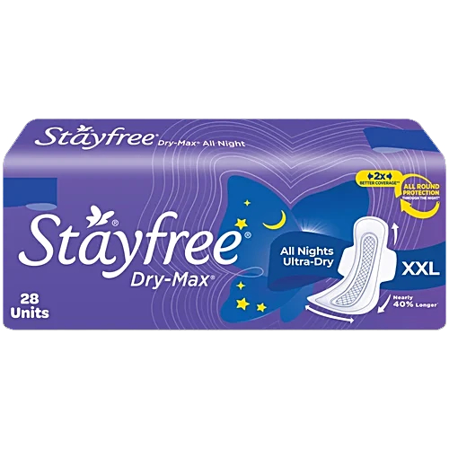 Stayfree Dry Max All Night Pads