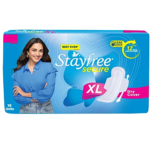 Stayfree Secure Dry Xl Pads