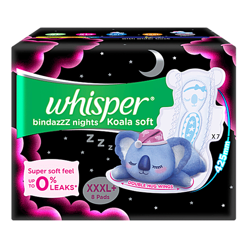 Whisper Bindaz Xxxl Sanitary Pads