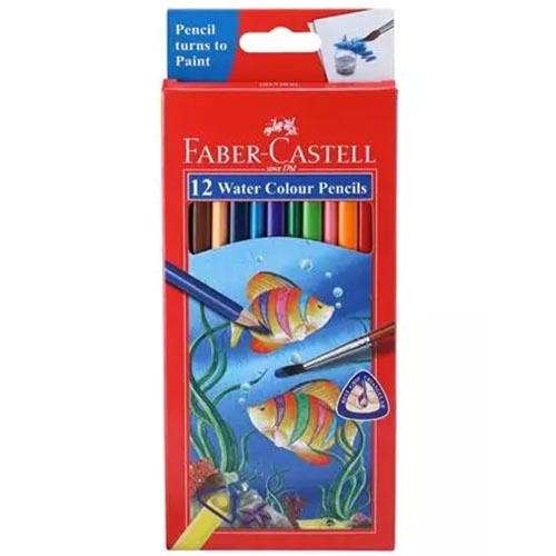 Faber Castell Water Colour Pencils - 12 Colours