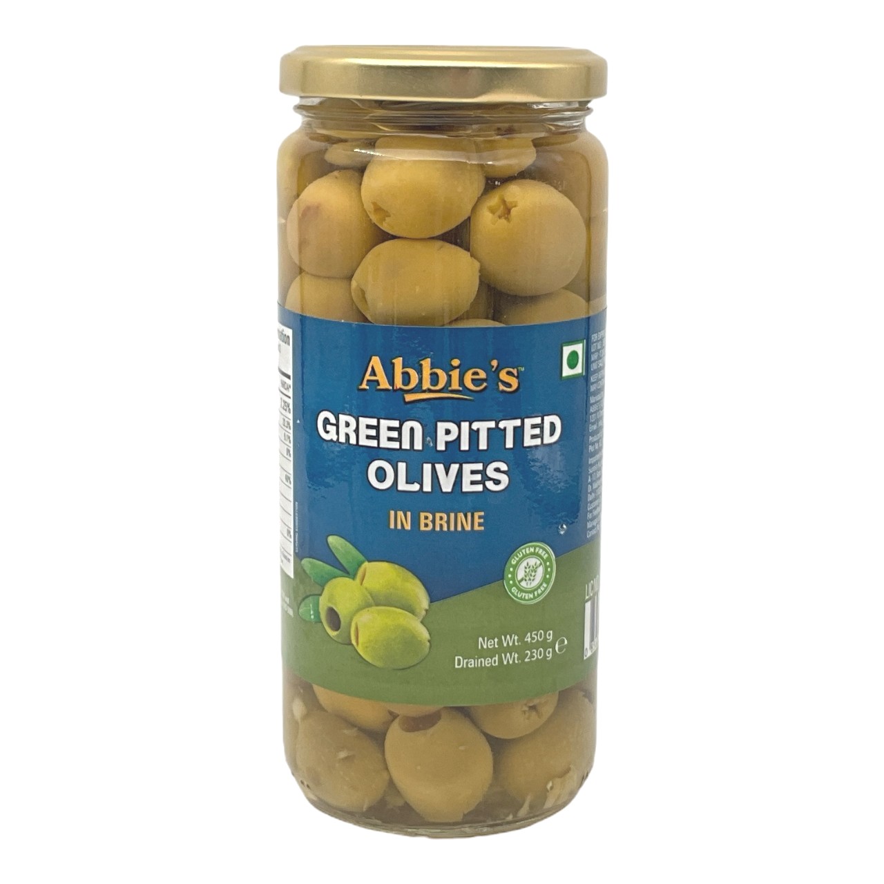 Abbie's Green Pitted Olive