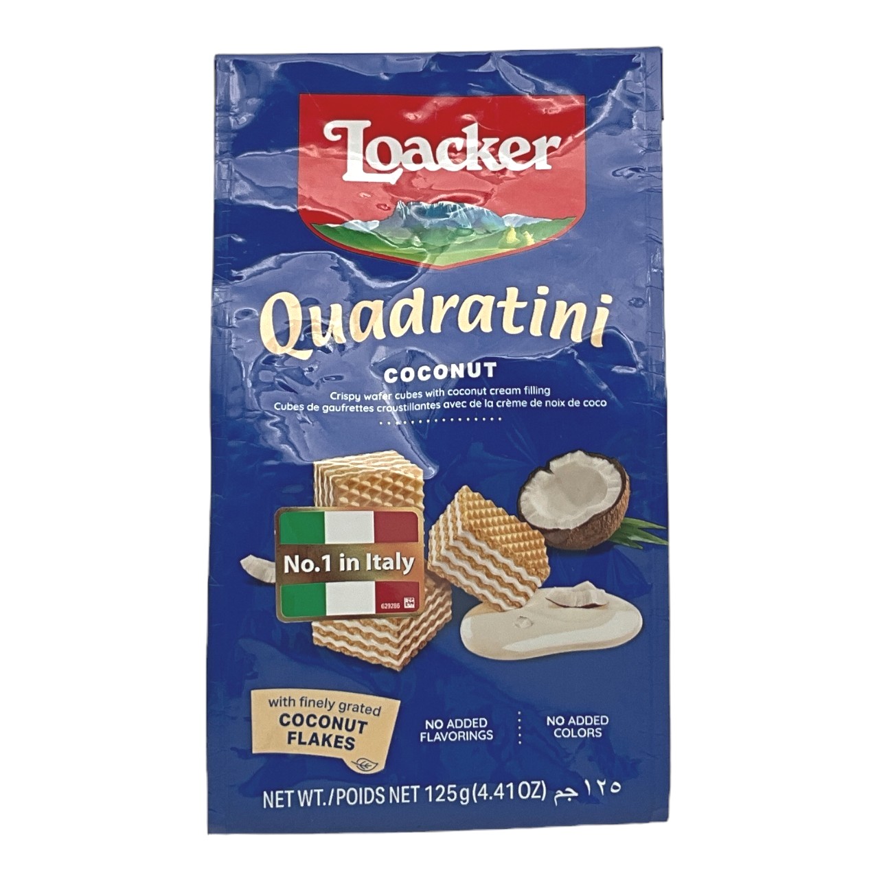 Loacker Wafer Biscuits Coconut Quad