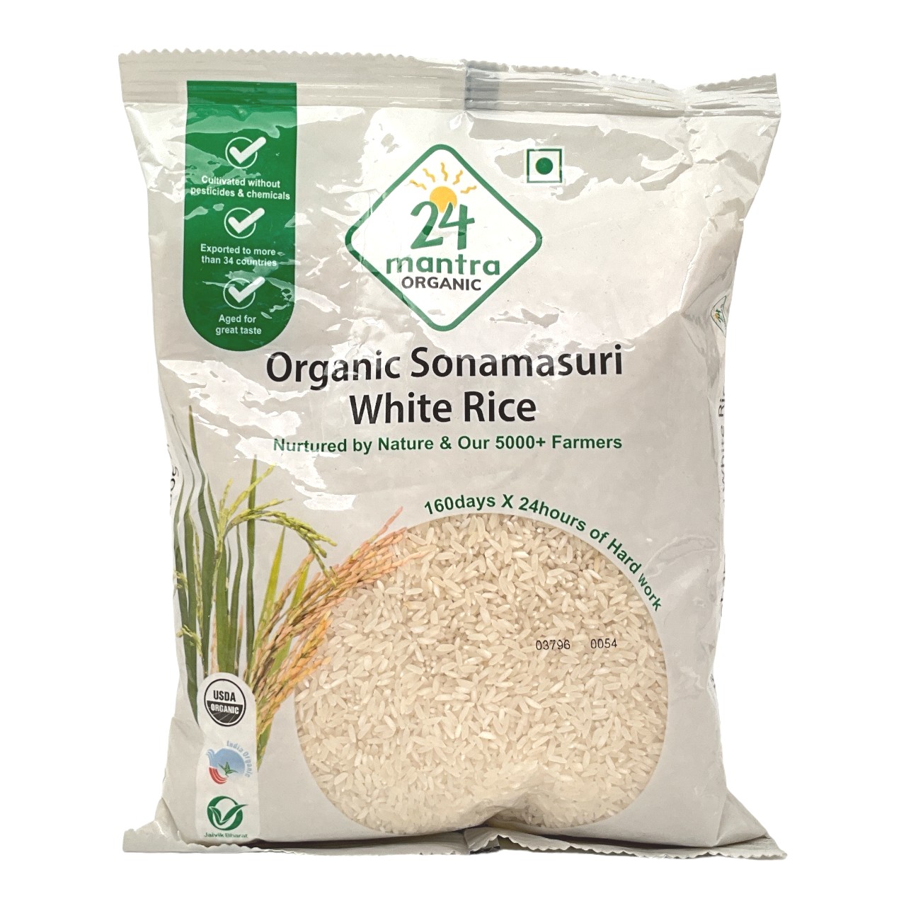 24 Mantra Sonamasuri Raw Rice