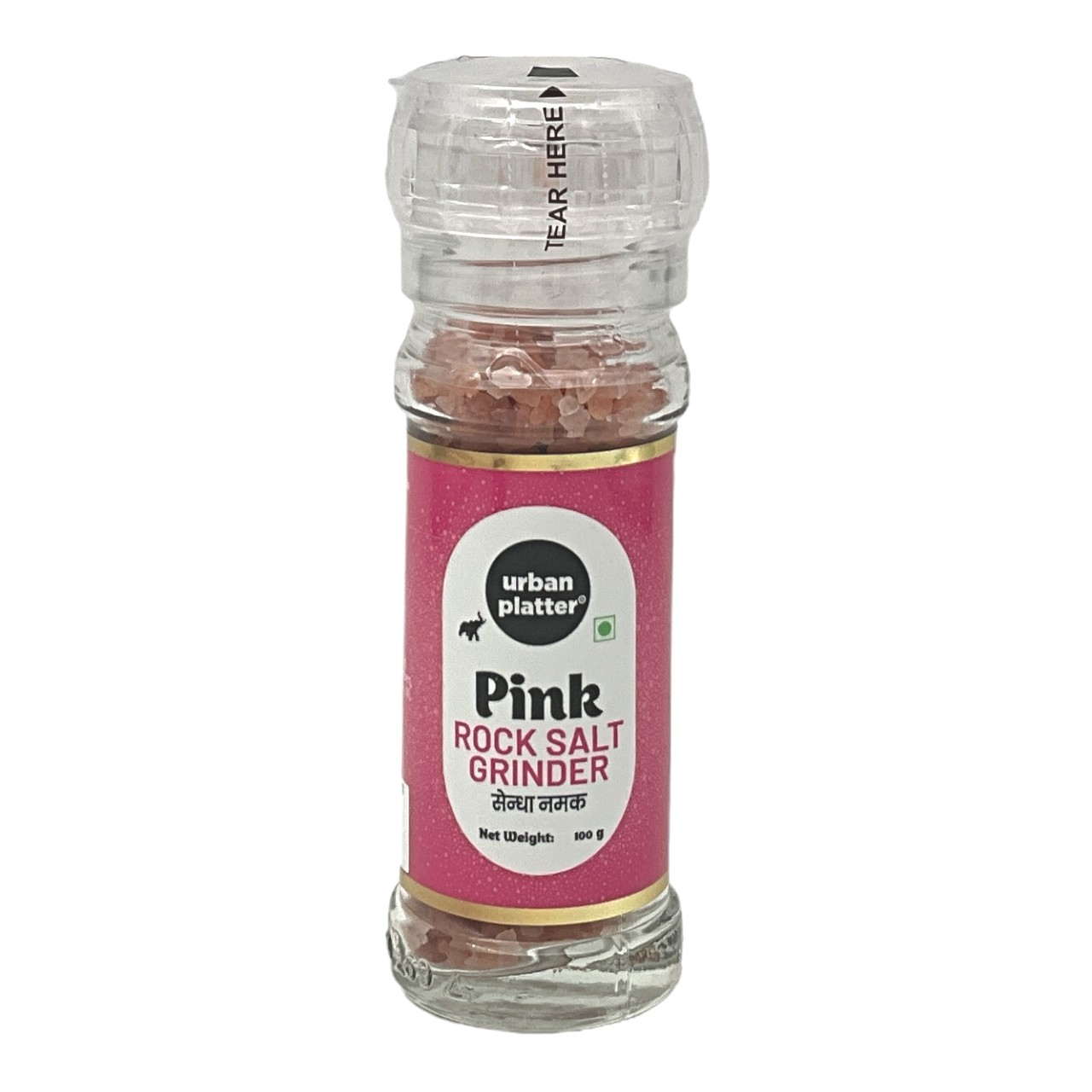 Urban Platter Pink Rock Salt Grinder