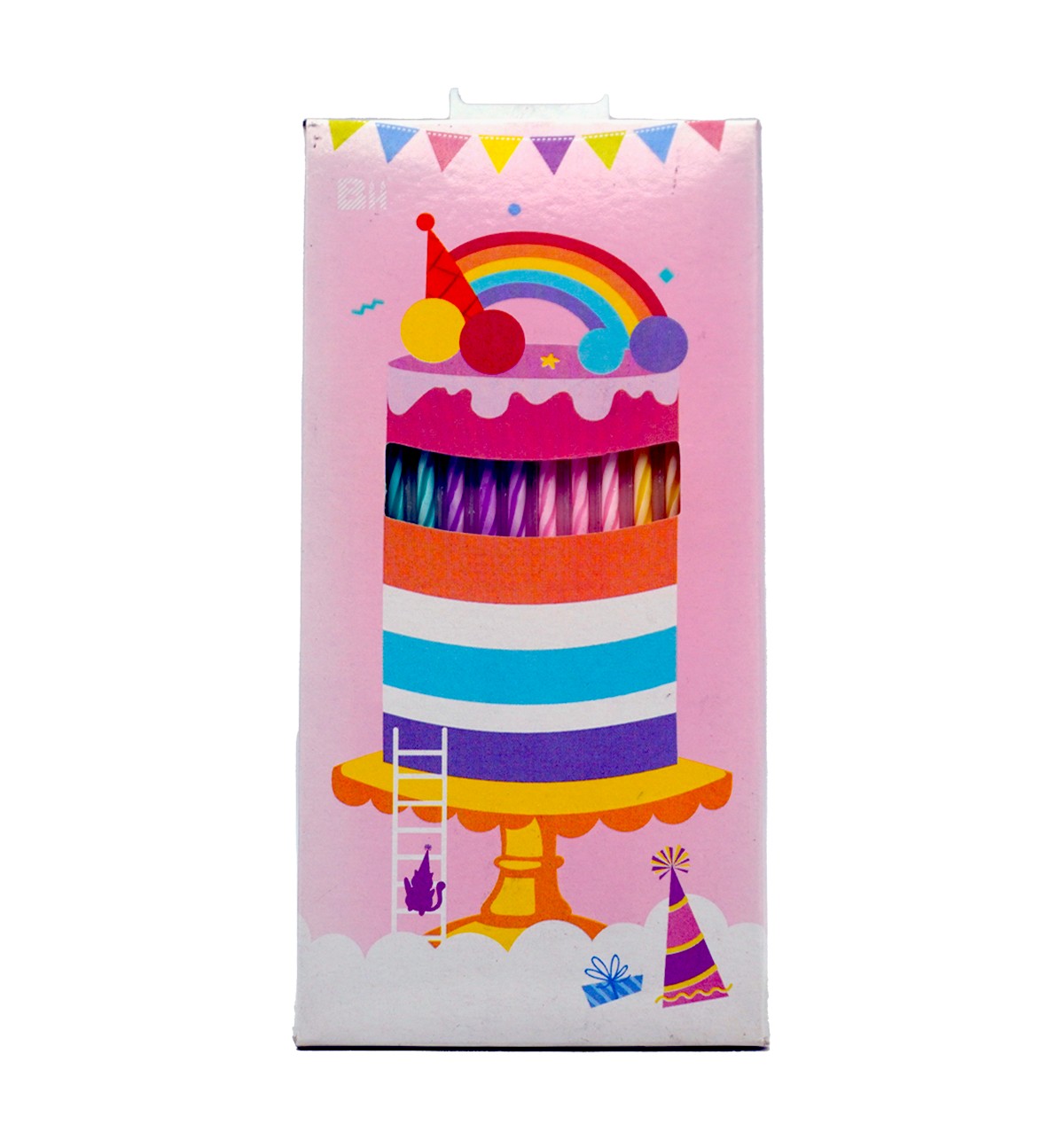 Celebrations Pastel Long Twirl Candles