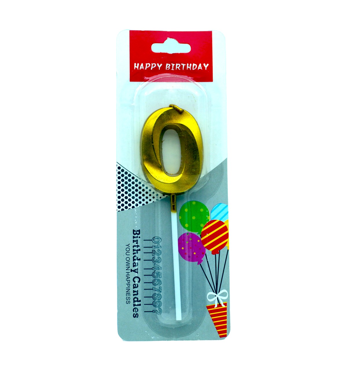 Celebrations Number 0 Candle