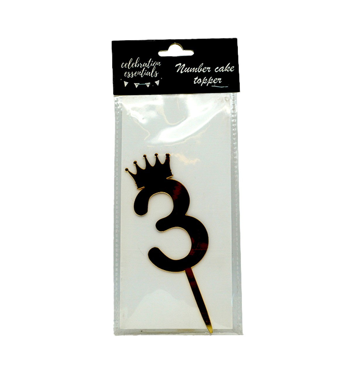 Celebrations Number 3 Cake Topper