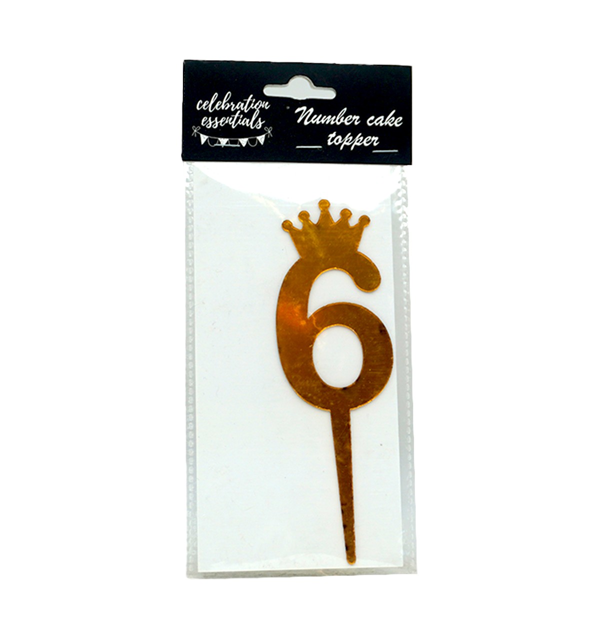 Celebrations Number 6 Cake Topper