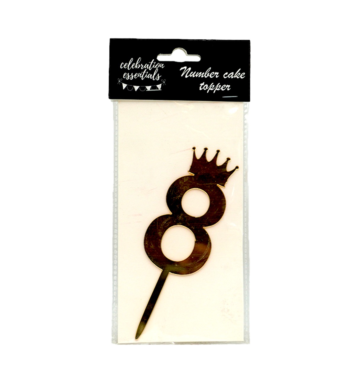 Celebrations Number 8 Cake Topper