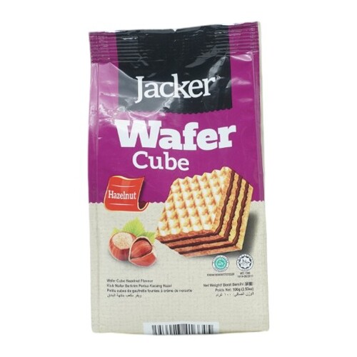 Jacker Wafer Cube Hazelnut