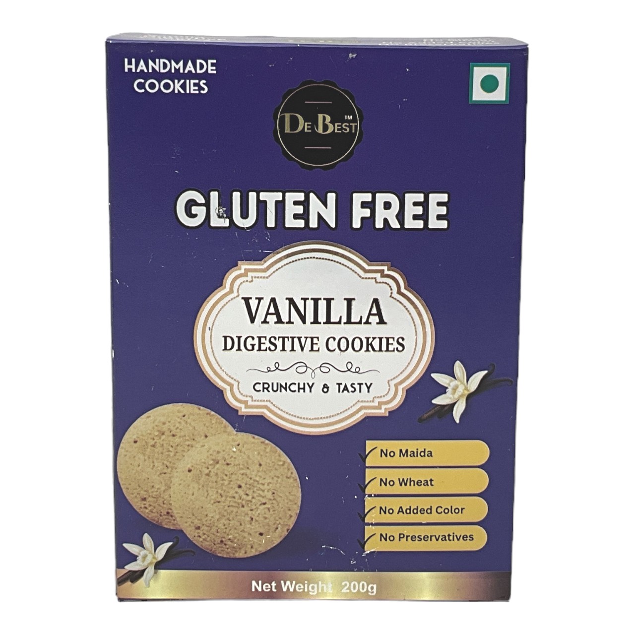 De Best Gluten Free Vanilla Digestive Cookies