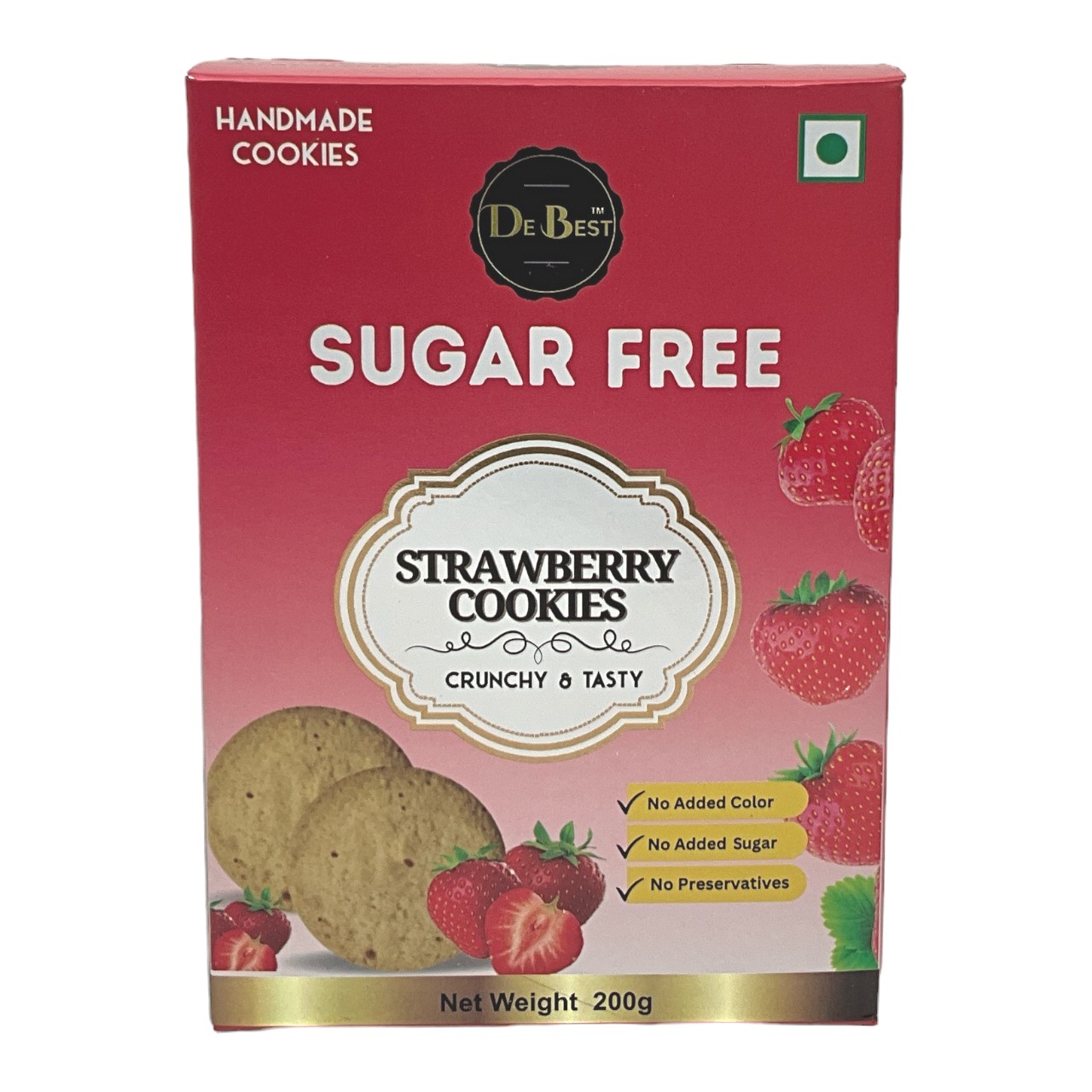 De Best Sugar Free Strawberry Cookies