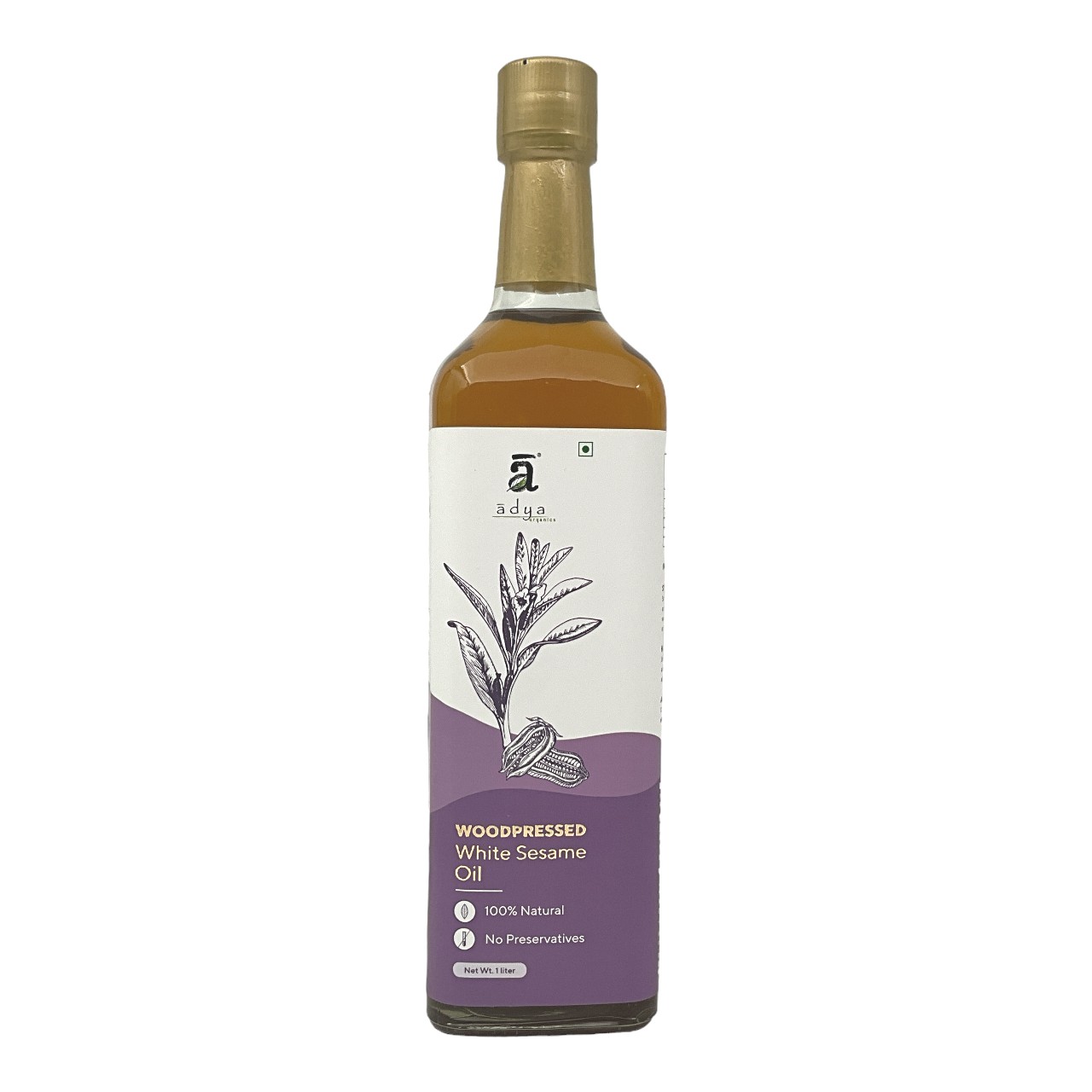 Adya Organics White Sesame Oil