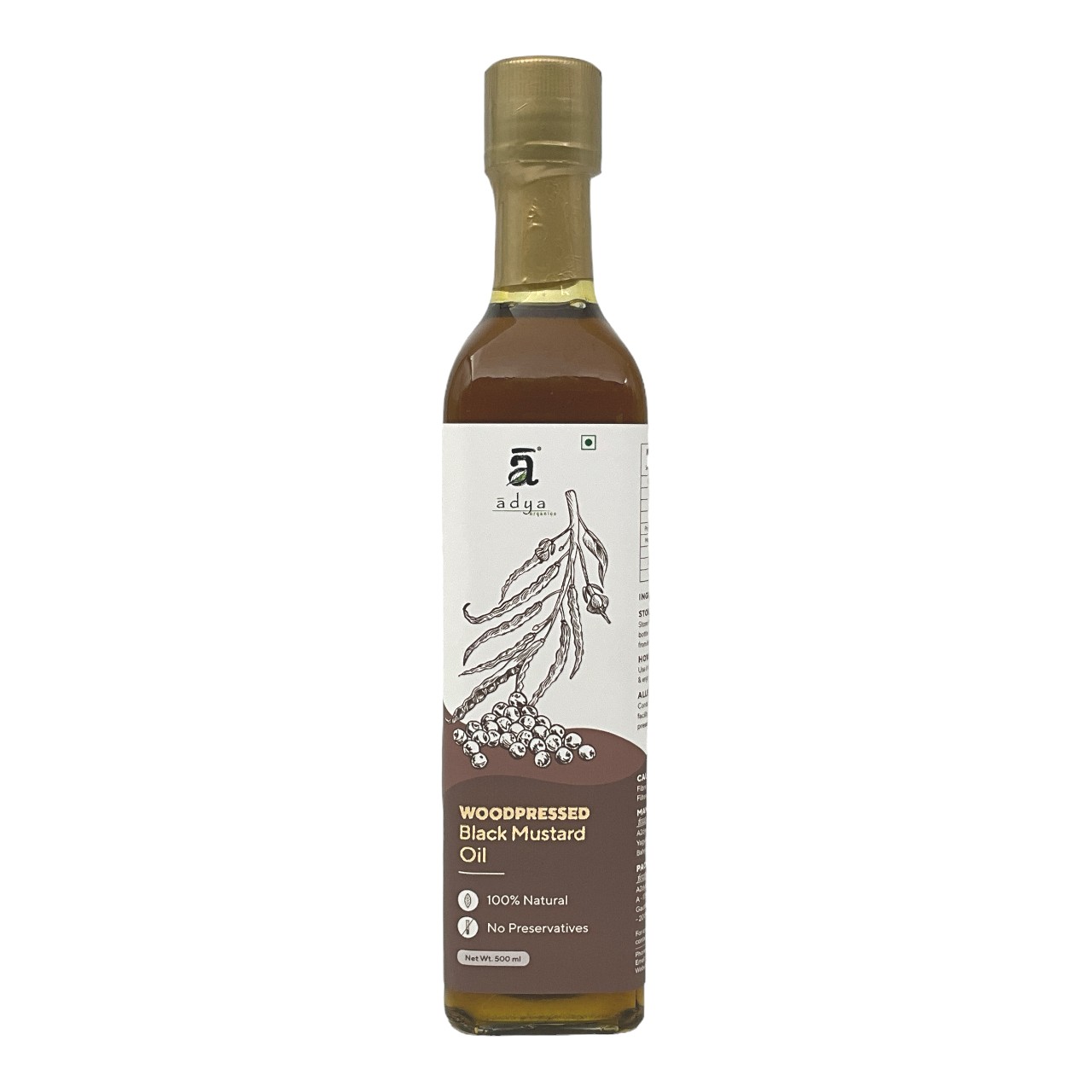 Adya Organics Black Mustard Oil