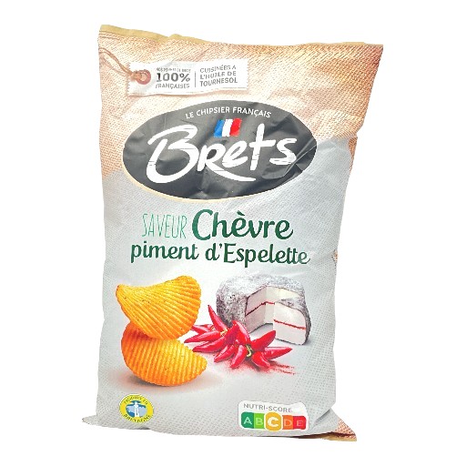 Brets Chips Espelette Pepper Goat Cheese