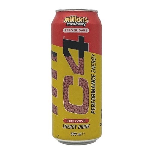 C4 Millions Strawberry Energy Drink