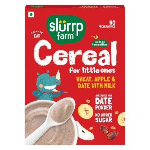 Slurrp Farm Wheat Apple & Date With Milk