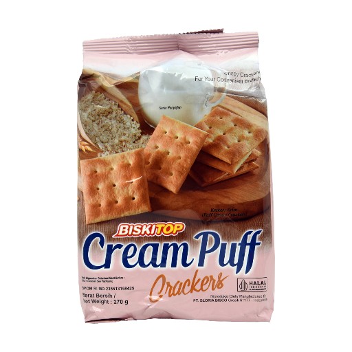 Biskitop Cream Puff Cracker Biscuit