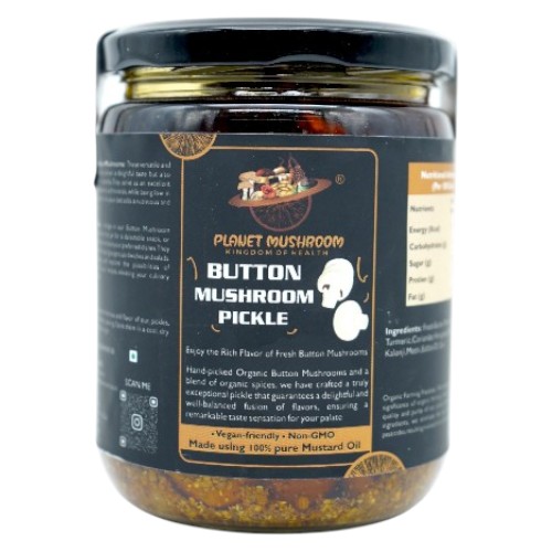 Planet Mushroom Button Mushroom Pickle