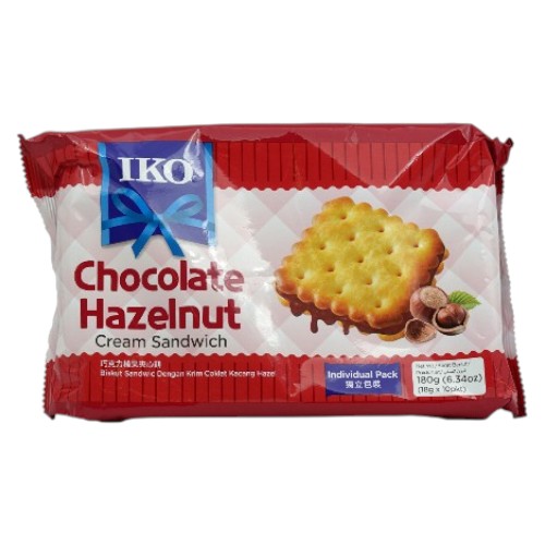 Iko Blue Ribbon Chocolate Hazelnut Cream Sandwich