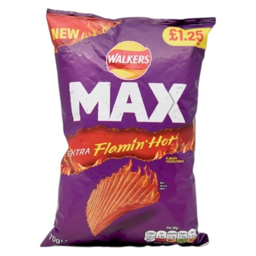 Walkers Max Extra Flamin' Hot