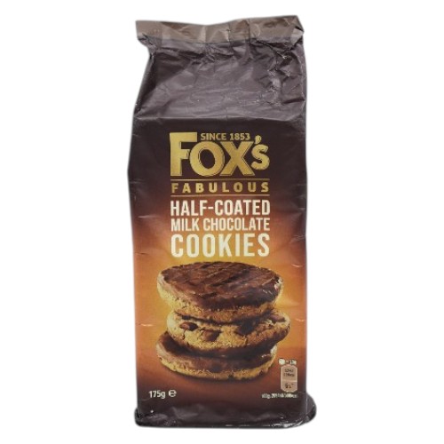 Foxs Half Coated Chocolate Cookies