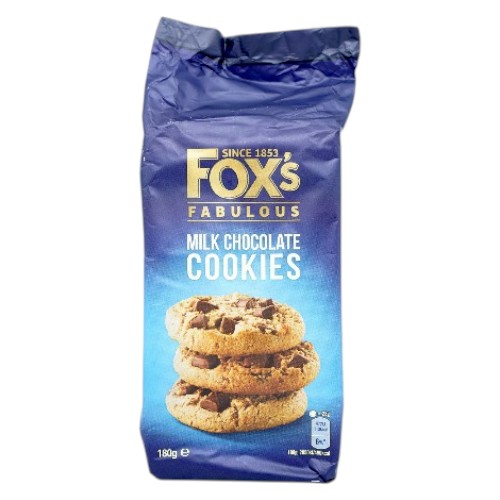 Fox Fabulous Milk Chocolate Cookies