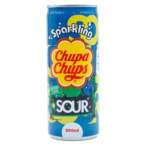 Chupa Chups Sparkling Sour Strawberry & Cream