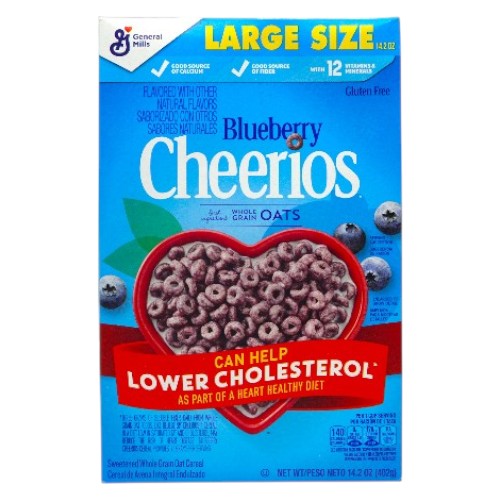 General Mills Blueberry Cheerios Cereal 14.2oz