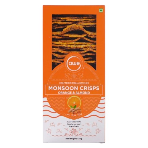 Awe Monsoon Crisps Orange & Almond