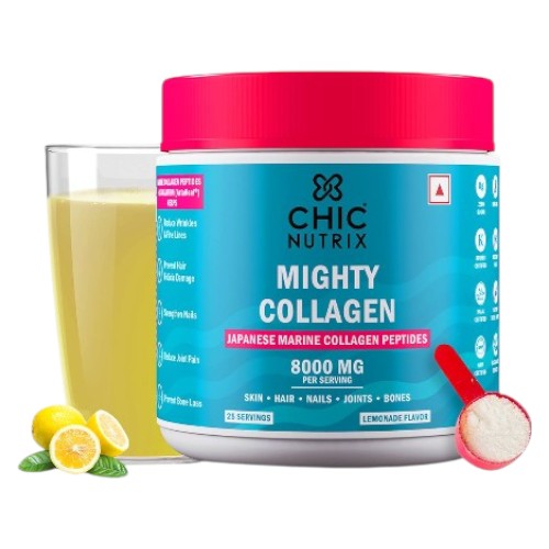 Chicnutrix Mighty Collagen Japanese Marine Collagen Peptides With 2Mg