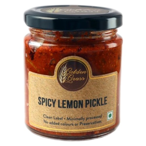 Golden Grass Spicy Lemon Pickle