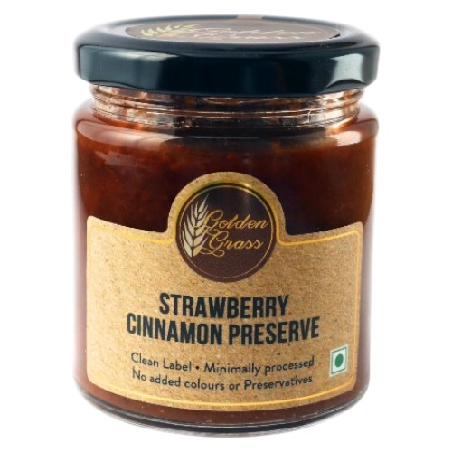 Golden Grass Strawberry & Cinnamon Preserve